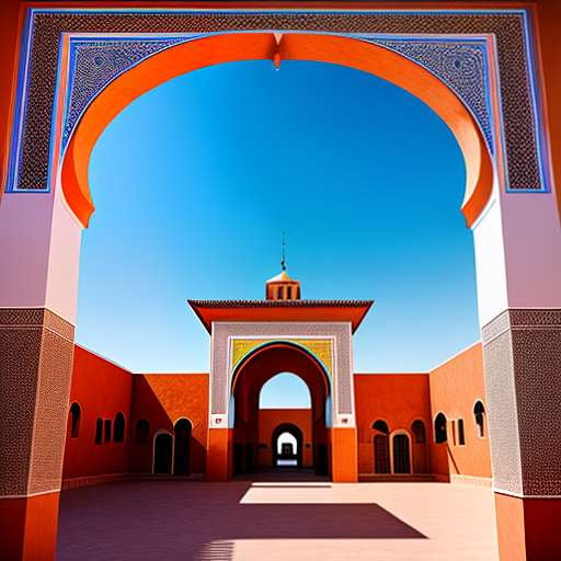 Marrakech Architecture Midjourney Prompt - Unique Customizable Image Generation - Socialdraft