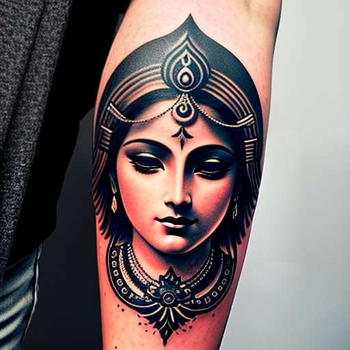 Jai #Maa #Kali . #1st #session #JustDone on this #Mata #Kaali #Tattoo .  #Part of a #Bigger #Project . #Angakala108 #TattooTemple108 #tattoocultr...  | By Tattoo Temple 108Facebook