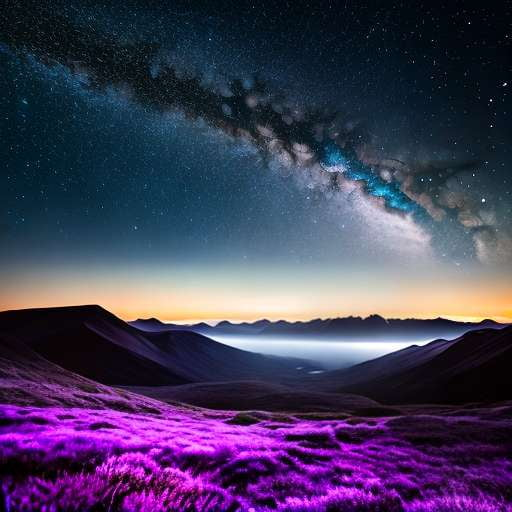 Milky Way Arch Midjourney Creation - Unique Text-to-Image Prompt - Socialdraft
