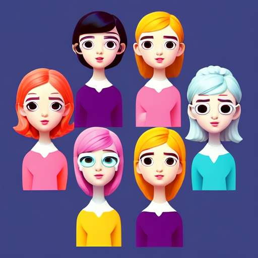 Pixar Girls Avatar Creator - Cute and Beautiful Customizable Prompts - Socialdraft