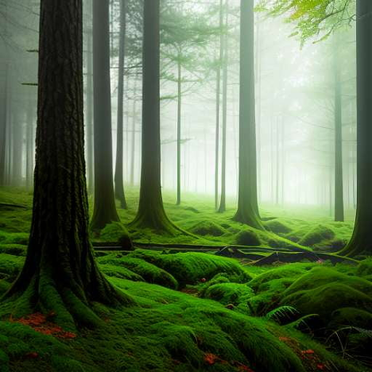 Mossy Forest Midjourney: Customizable Image Prompt for Nature Lovers - Socialdraft
