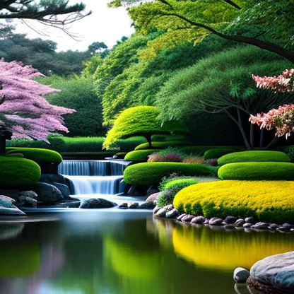 Asian Garden Midjourney Prompt: Generate Beautiful Japanese Garden Images - Socialdraft