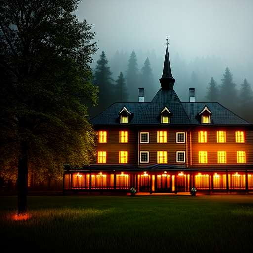 Transylvanian Inn Midjourney Prompt: Create Your Own Haunted Castle Scene - Socialdraft