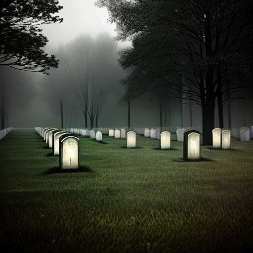 Paranormal Burial Grounds Midjourney Image Prompt - Create Your Own Haunting Scene - Socialdraft