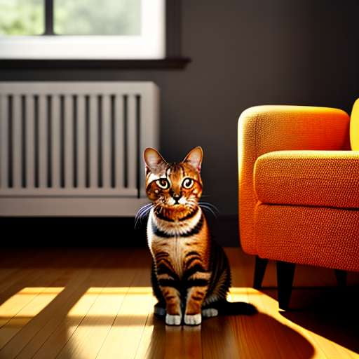 "Custom Midjourney Toyger Cat in a Sunbeam Prompt" - Socialdraft