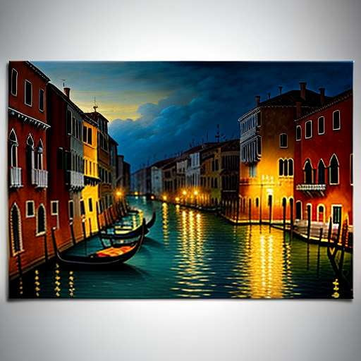 "Customizable Venice Twilight Canal Midjourney Prompt for Text-to-Image Creation" - Socialdraft