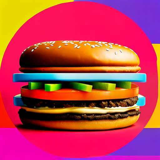 Chipotle Pretzel Bun Burger Midjourney Creation - Mouthwatering Burger Inspiration - Socialdraft