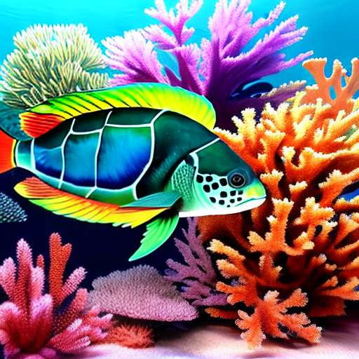 Colorful Marine Life Midjourney Prompts for Creative Painting Ideas - Socialdraft