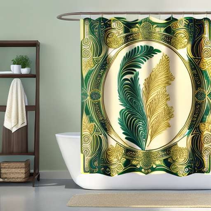 "Custom Shower Curtain Design: Unique Midjourney Prompts" - Socialdraft