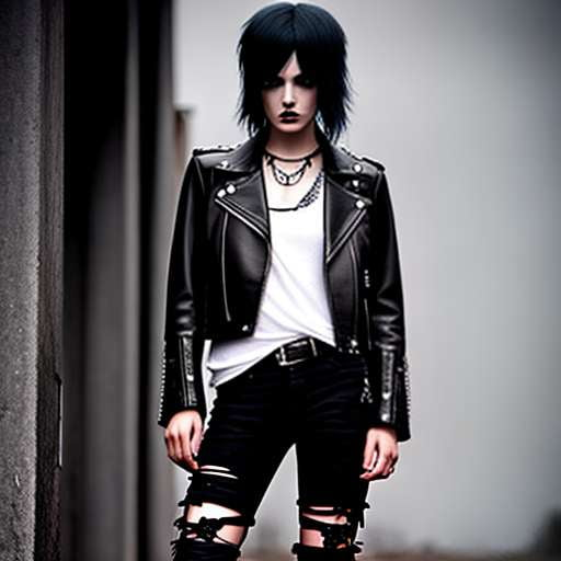 Rebel Threads - Custom Midjourney Goth Punk Clothing Prompts
