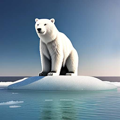 Arctic Magic Midjourney Polar Bear Prompt - Socialdraft