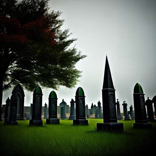 Ghoulish Burial Site Midjourney Prompt for Spooky Art Creations - Socialdraft