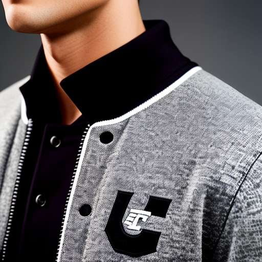 Customizable Midjourney Letterman College Jacket Design Prompt - Socialdraft