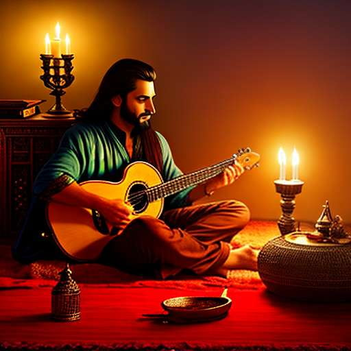 Arabian Nights Musician Midjourney: Create Mesmerizing Melodies - Socialdraft