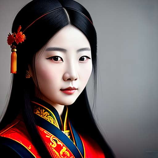 Chinese Art Portrait Midjourney Prompt - Socialdraft