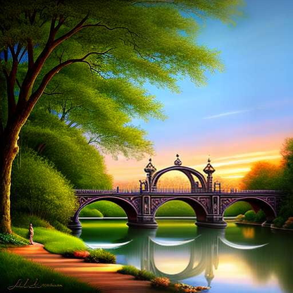 Breathtaking Arch Bridge Midjourney Prompt for Stunning Images - Socialdraft