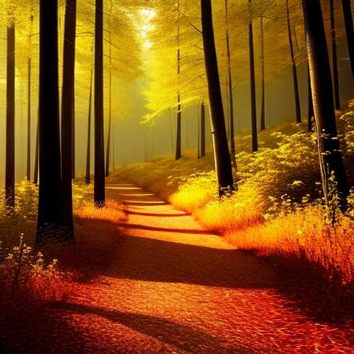 "Golden Forest" Midjourney Prompt for Customized Text-to-Image Creations - Socialdraft