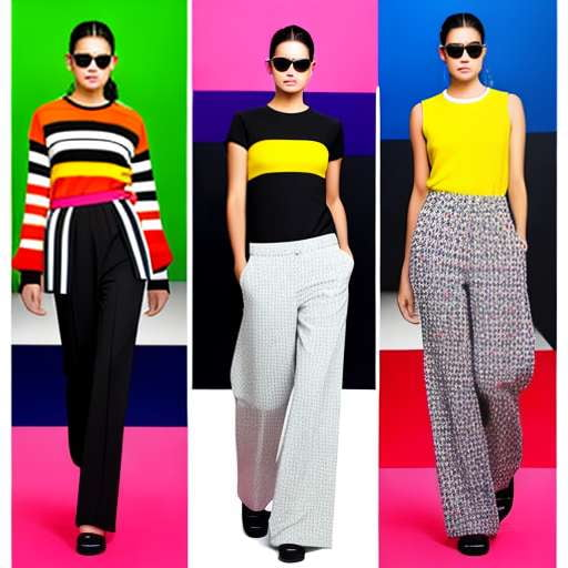 Customizable Striped Culotte Pants Midjourney Prompt for Fashion Designers - Socialdraft