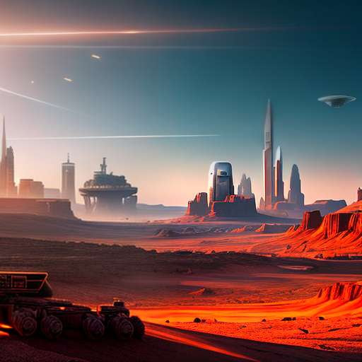 Martian Dig Site: Customizable Midjourney Prompt for Image Generation - Socialdraft
