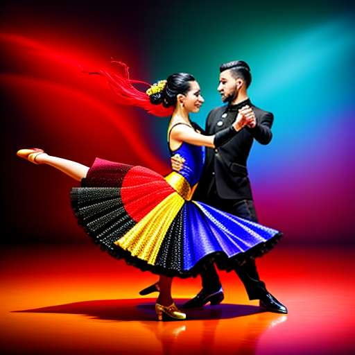 Paso Doble Dance Midjourney Prompt - Create your own Flamenco-style Art - Socialdraft