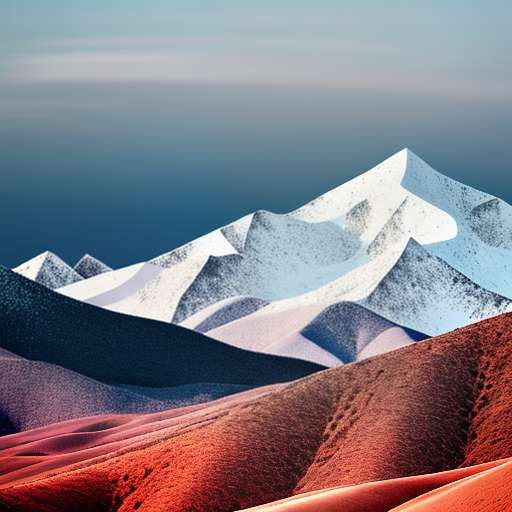 "Diamond Mountain Panorama" Midjourney Prompt - Socialdraft