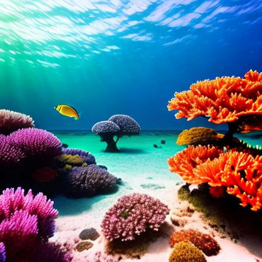 Midjourney Beach and Reef Illustration - Create your own tropical paradise! - Socialdraft
