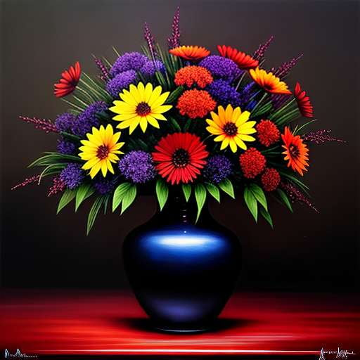 "Moody Bouquet" Midjourney Prompt for Stunning Flower Still Life Imagery - Socialdraft