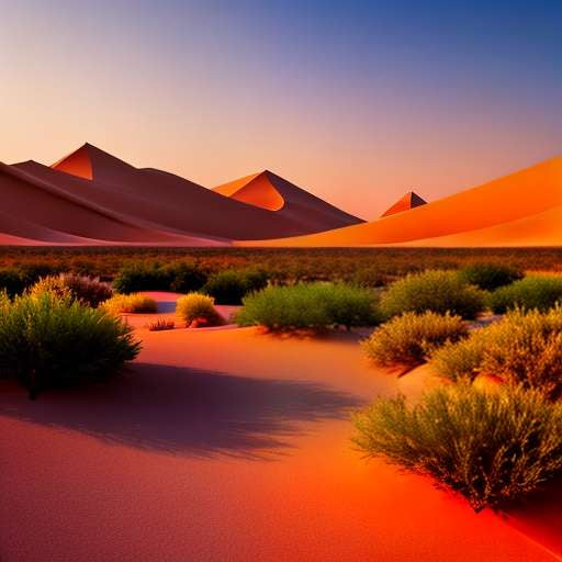 Desert Dream Midjourney Image Prompt - Customizable and Unique - Socialdraft