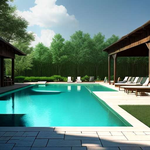 Rustic Country Outdoor Pool Midjourney Prompt - Socialdraft
