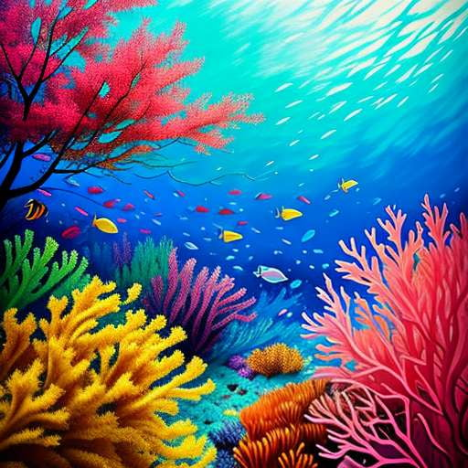 Coral Reef Midjourney Image Prompt for Custom Creations - Socialdraft
