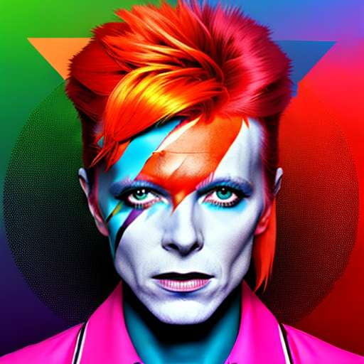 David Bowie Pop Art Midjourney Prompt - Customizable Text-to-Image Creation - Socialdraft