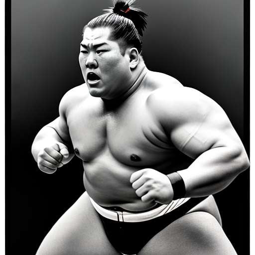 Sumo Wrestler Portrait Midjourney Prompt for Customized Art Creation - Socialdraft