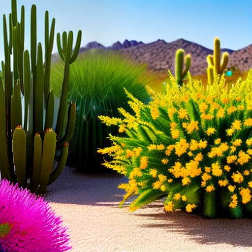 Cactus Garden Midjourney Prompt | Text-to-Image Customizable Artwork - Socialdraft