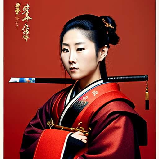 Female Samurai Warrior Midjourney Prompt: Create Your Own Custom Portraits - Socialdraft