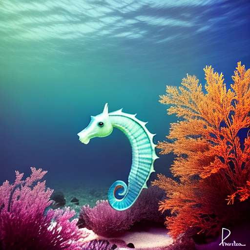 "Dazzling Seahorse: Customizable Midjourney Prompt for Stunning Artwork" - Socialdraft