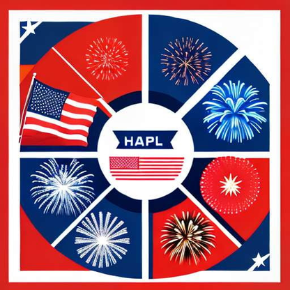 Fourth of July Midjourney Sticker Pack: Unique and Customizable Celebration Prompts - Socialdraft