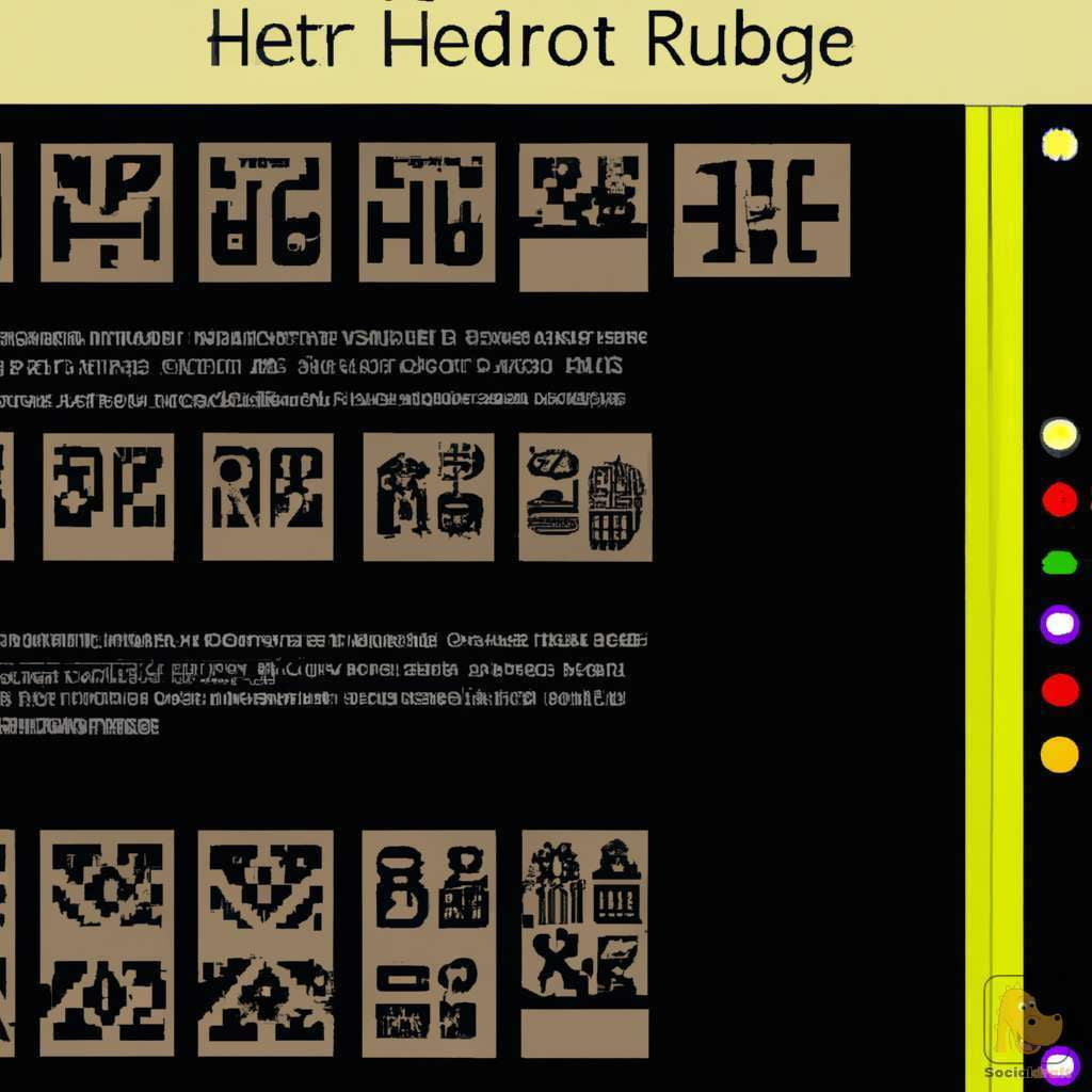 Hyeroglyph Patterns - Socialdraft