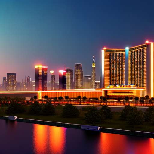 Solar-Powered City Casino Midjourney Image Prompt - Socialdraft