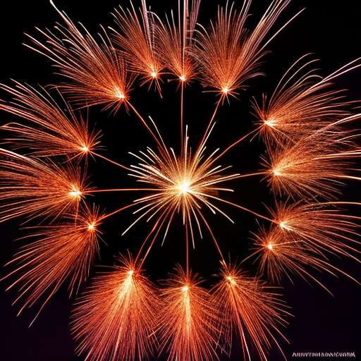 "Nighttime Sparklers" Midjourney Prompt: Create Stunning Firework-Inspired Images - Socialdraft