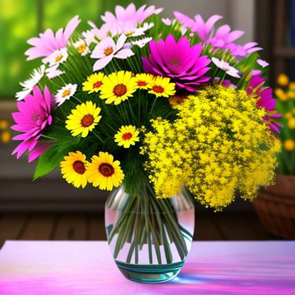 Flower Bouquet Midjourney Creation: Customizable and Delivery-Ready - Socialdraft