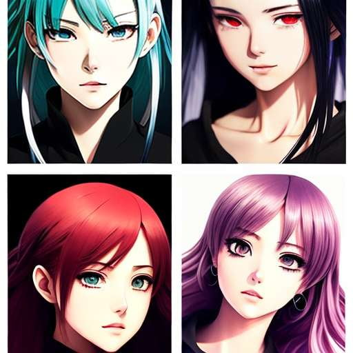 Anime Character Portrait Midjourney Prompt - Customizable Text-to-Image Creation - Socialdraft
