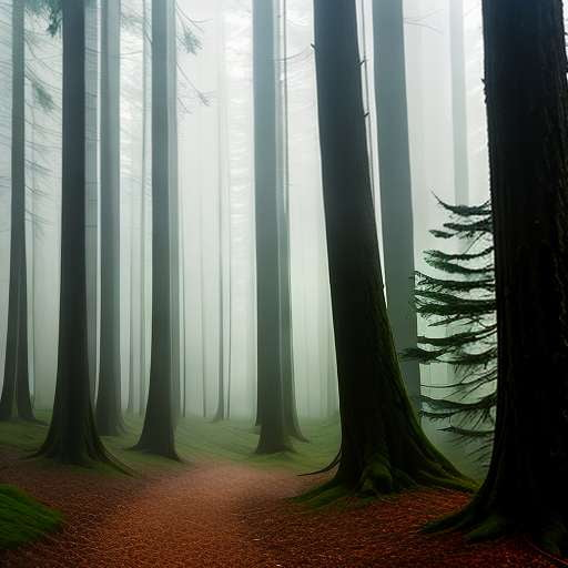 "Foggy Forest" Customizable Midjourney Prompt for Stunning Nature Artwork - Socialdraft