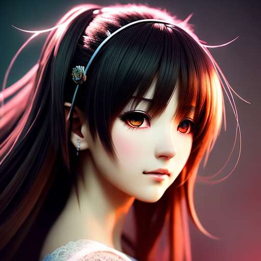 Anime Girl Midjourney Close Up Prompt - Customizable Text-to-Image Model - Socialdraft