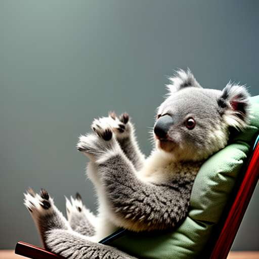 Koala Midjourney: Relaxing in a Comfy Chair - Socialdraft