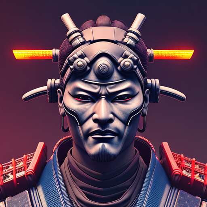 Cyberpunk Kabuki Samurai Mask Midjourney Prompt - Socialdraft