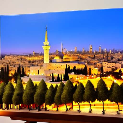 Jerusalem Diorama Midjourney Prompt: Create Your Own Unique Miniature Cityscape - Socialdraft
