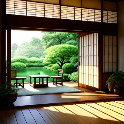 Japanese Tea House Midjourney Prompt for Custom Art Creation - Socialdraft