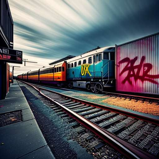 Graffiti Trains Midjourney: Customizable Urban Art Prompts - Socialdraft