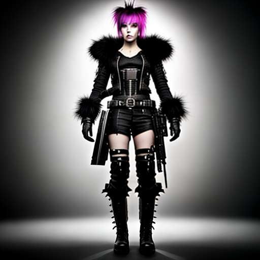 Keyword rich title: Cybergoth Punk Clothing Midjourney Prompt - Generate Unique DIY Outfits - Socialdraft