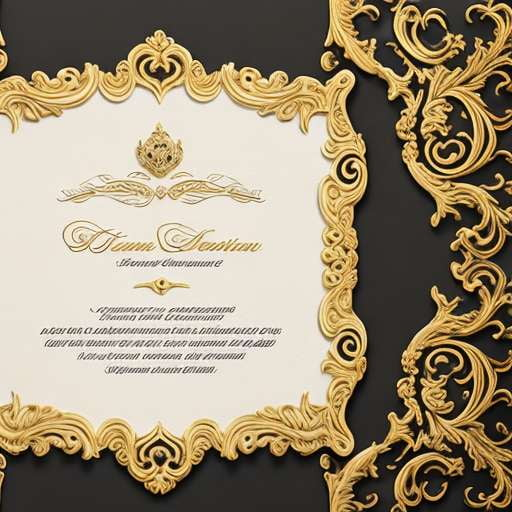 Customizable Royal Invitation Letters with Midjourney Design - Socialdraft